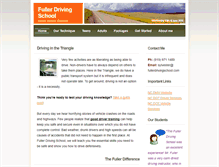 Tablet Screenshot of fullerdrivingschool.com